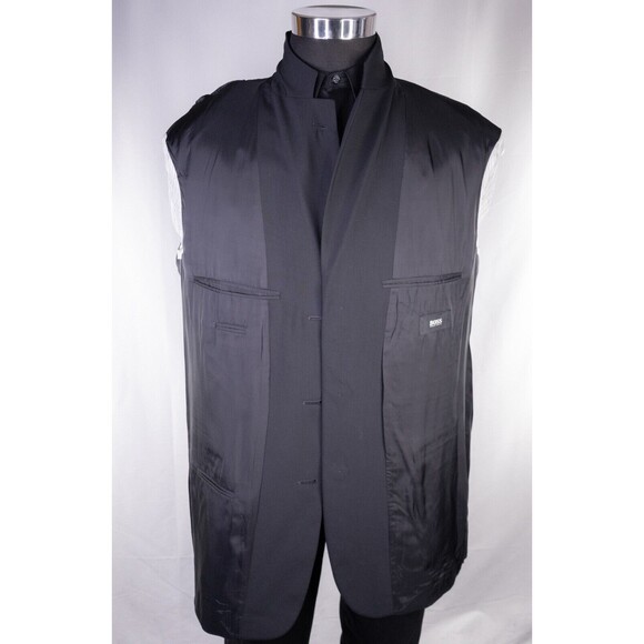 BOSS Hugo Boss EINSTEIN 3-Button Blazer 44R/S Wool Solid Coat Suit Jacket Blazer - Picture 9 of 13